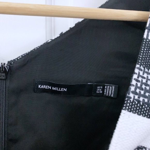 Karen Millen Striped Tweed Pencil Dress - Picture 10 of 14